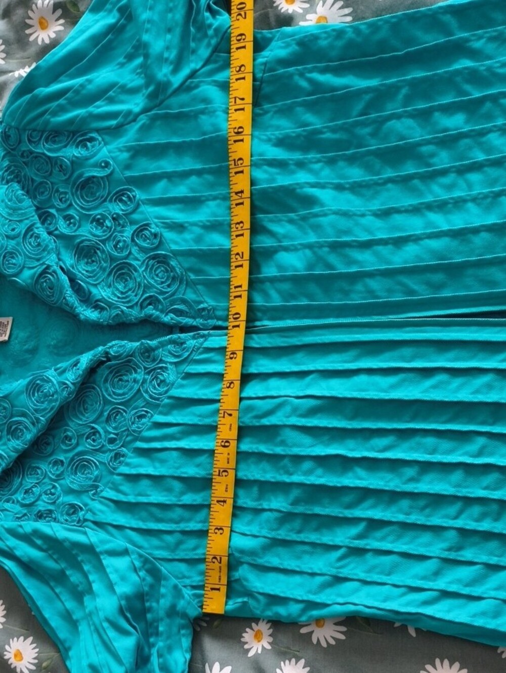 Turquoise Textured Jacket - Picture 6 of 8